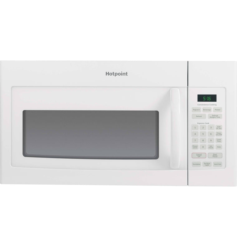 Hotpoint RVM5160DHWW 1.6 Cu. ft. Over-the-Range Microwave Oven in White